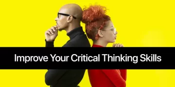 Two people thinking. 7 Steps To Improve Your Critical Thinking Skills 1